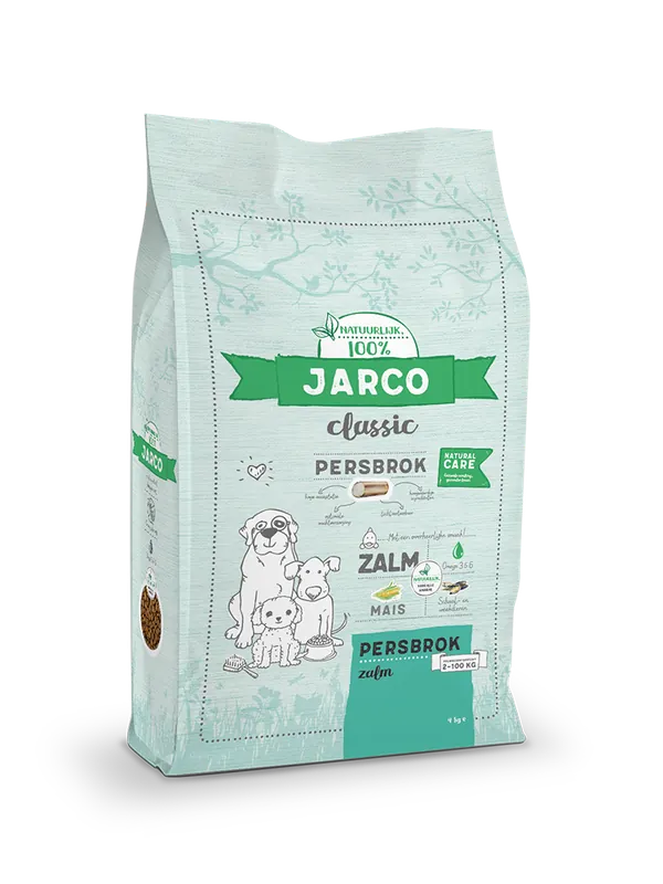 Jarco hondenvoer Classic persbrok zalm 12,5 kg Betrouwbaar