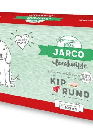 Jarco hondenvoer Vleeskuipjes Kip/Rund 2 x 150 gr Exclusieve Aanbieding