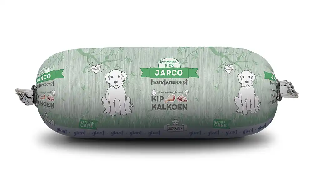 Jarco hondenworst Giant Kip/Kalkoen 750 gr Beste Prijs
