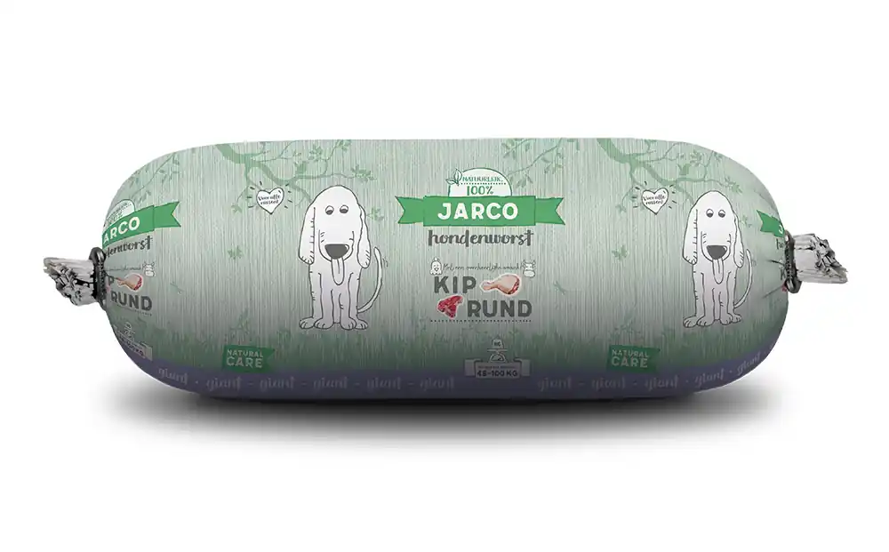 Jarco hondenworst Giant Kip/Rund 750 gr Fabrieksprijs