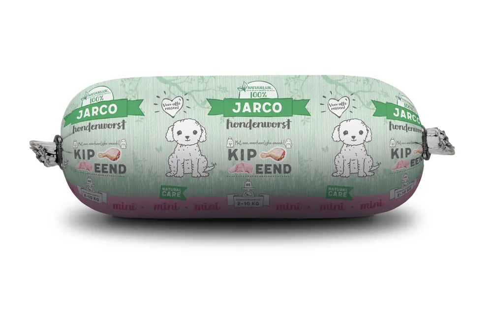 Jarco hondenworst Mini Kip/Eend 250 gr Exclusieve Aanbieding