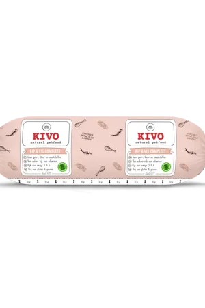 Kivo Hondenvoer Kip & Vis Compleet 500 gr Betrouwbaar