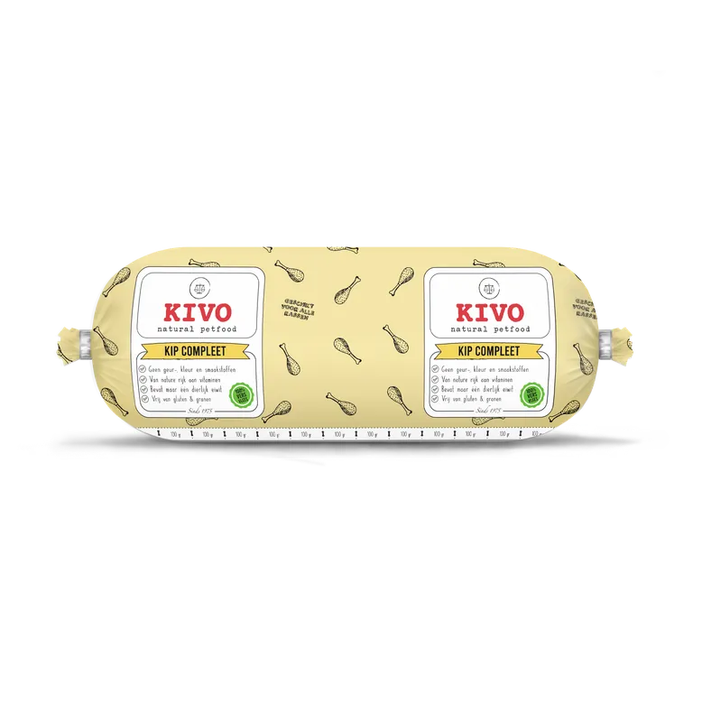 Bestseller Kivo Hondenvoer Kip Compleet 1 kg