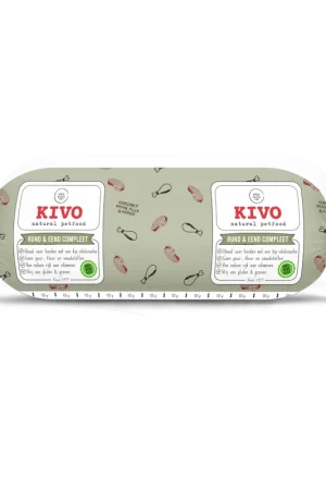 Kivo Hondenvoer Rund & Eend Compleet 1 kg Aanbieding