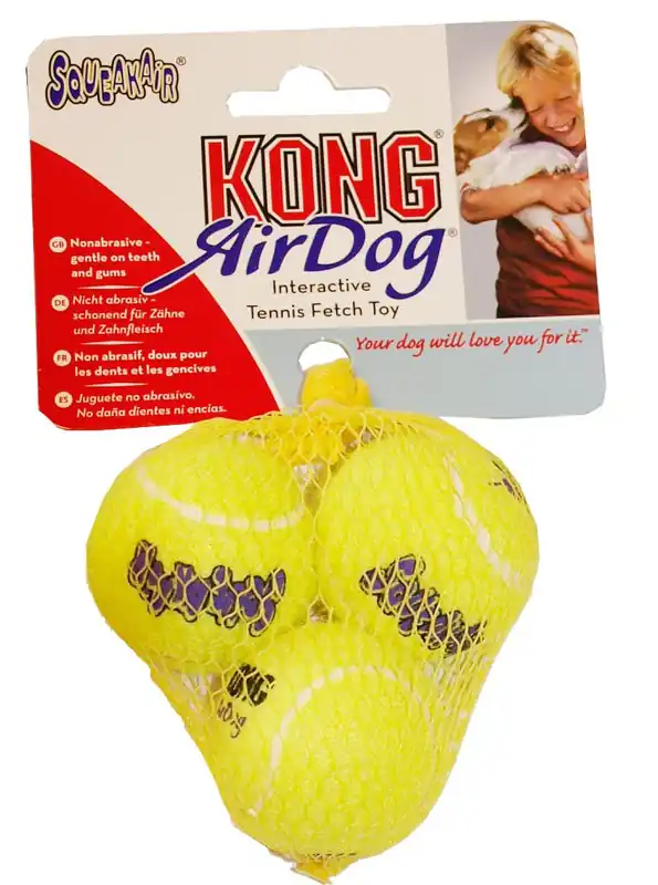 Alleen Vandaag Kong AirDog Squeakair tennisbal 3 st