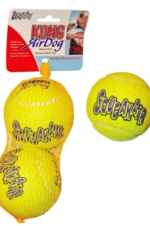 Kong AirDog Squeakair tennisbal L 2 st Betaalbaar