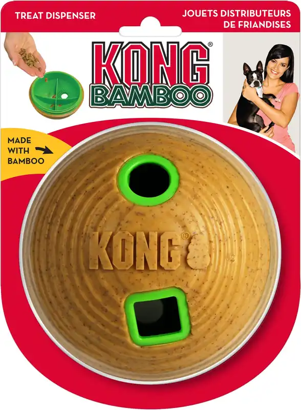 Tijdelijk Beschikbaar Kong Feeder Ball Bamboo Medium
