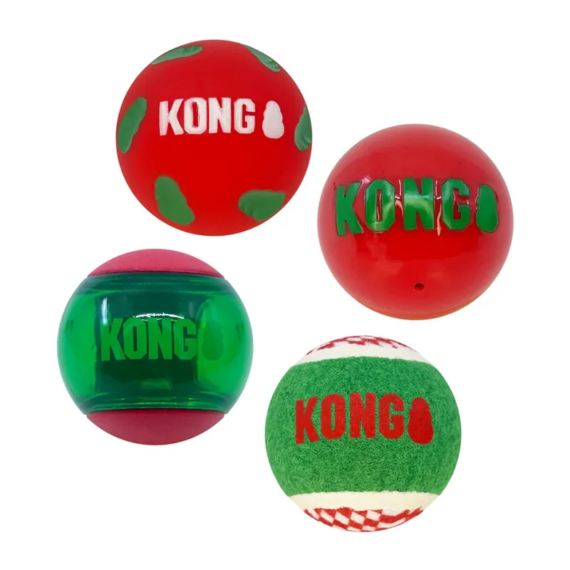 Kong Kerst Occasions Balls M 4 st Beperkte Voorraad