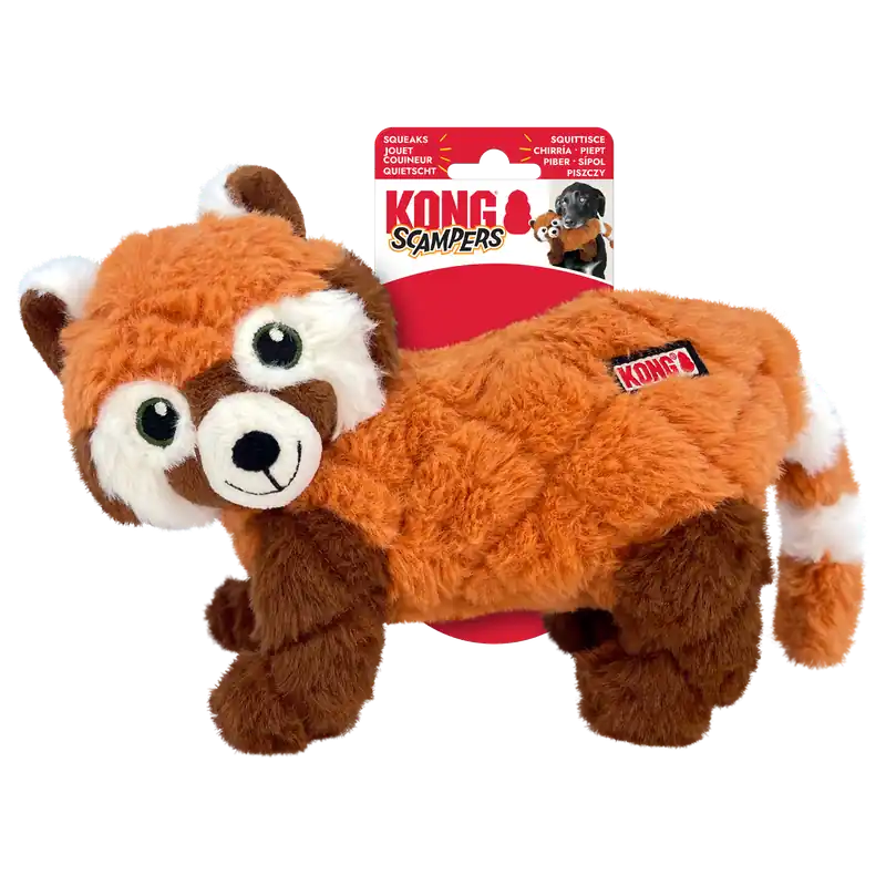 Favoriet Kong Scampers Red Panda M