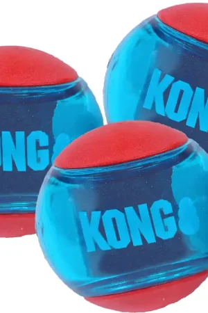 Kong Squeez Action bal 3 st Gecertificeerd
