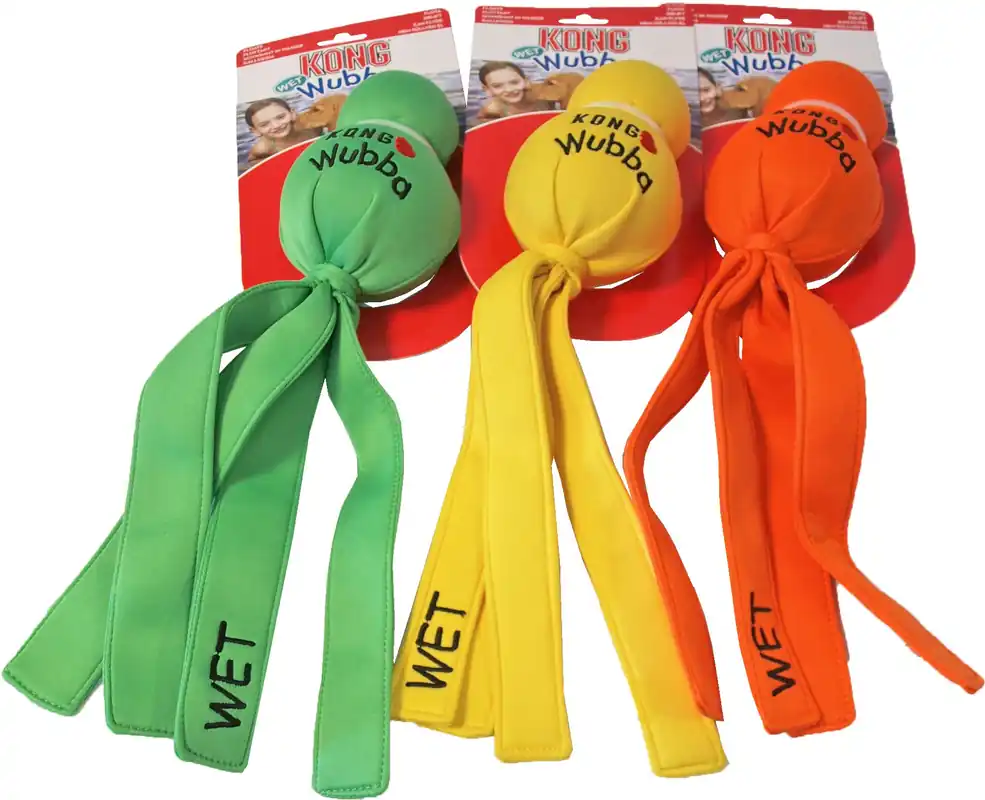 Gratis Retour Kong Wet Wubba assorti L