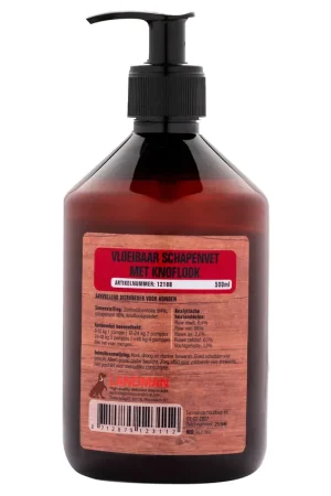 Snelle Levering Landman Vloeibaar Schapenvet met Knoflook 500 ml
