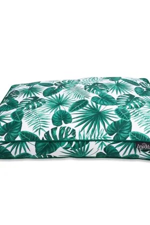 Lex & Max boxbed Leaves dark green Gecertificeerd