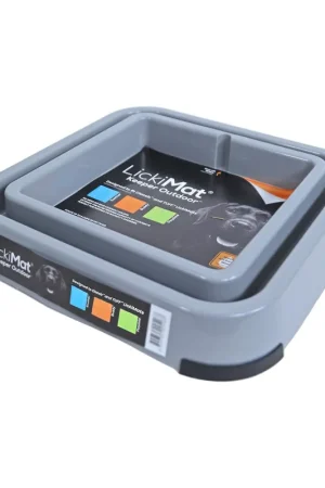 Populair Lickimat Keeper Outdoor Grijs