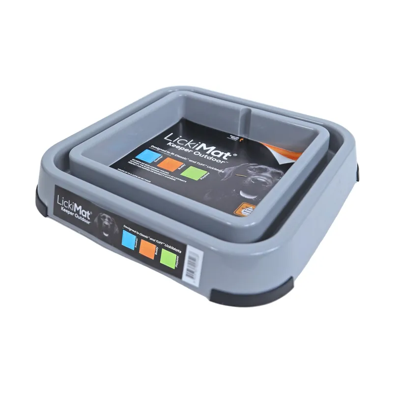 Populair Lickimat Keeper Outdoor Grijs
