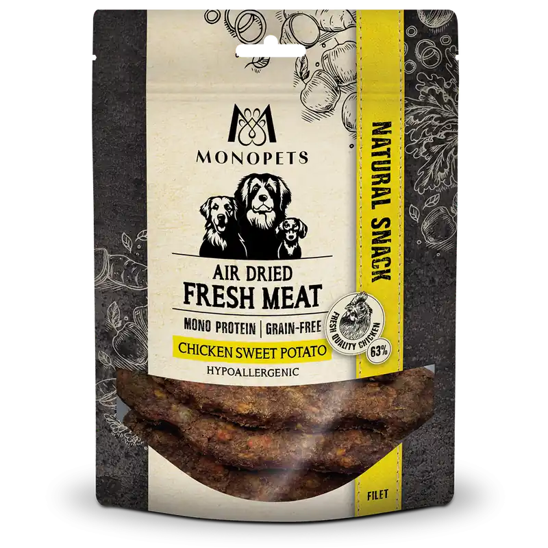 Monopets Air Dried Filet Chicken & Sweet Potato 100 gr Alleen Vandaag
