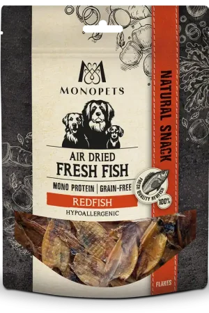 Monopets Air Dried Fresh Fish Redfish Flakes 70 gr Beperkte Voorraad