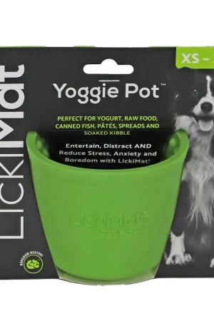 Lickimat Yoggie Pot Groen 8 cm Seizoensaanbieding