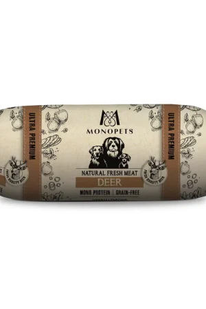 Monopets Hondenvoer Fresh Meat Sausage Deer 600 gr Lage Prijs
