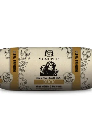 Koopje Monopets Hondenvoer Fresh Meat Sausage Duck 600 gr