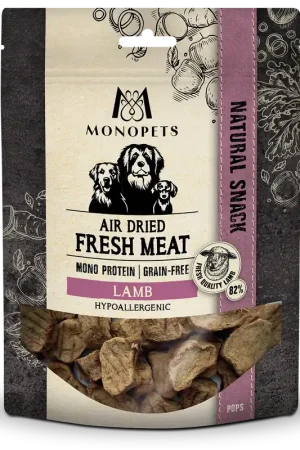 Monopets Air Dried Pops Lamb 100 gr Populair