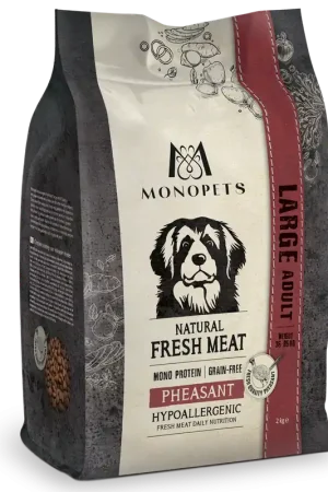 Bestseller Monopets Hondenvoer Fresh Meat Adult Large Pheasant 2 kg