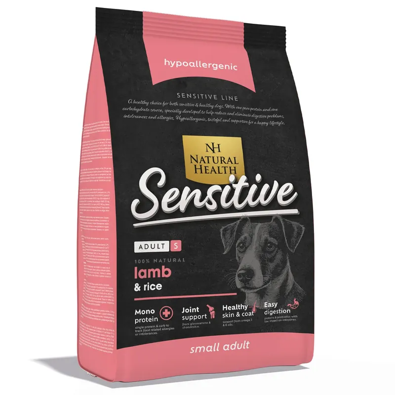 Natural Health Hondenvoer Adult S Sensitive Lamb 2 kg Laatste Kans