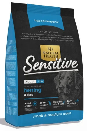 Natural Health Hondenvoer Adult S/M Sensitive Fish 12,5 kg Bestseller