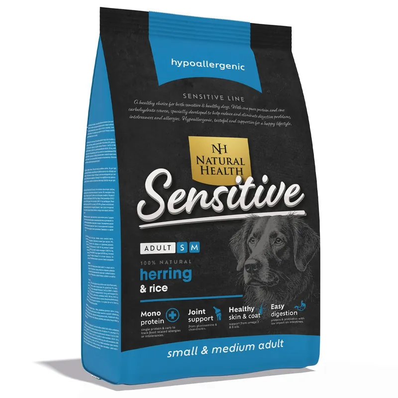 Natural Health Hondenvoer Adult S/M Sensitive Fish 12,5 kg Bestseller
