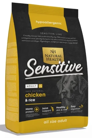 Flitsaanbieding Natural Health Hondenvoer Adult Sensitive Chicken 12,5 kg