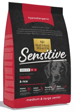 Natural Health Hondenvoer Senior M/L Sensitive Lamb 12,5 kg Fabrieksprijs