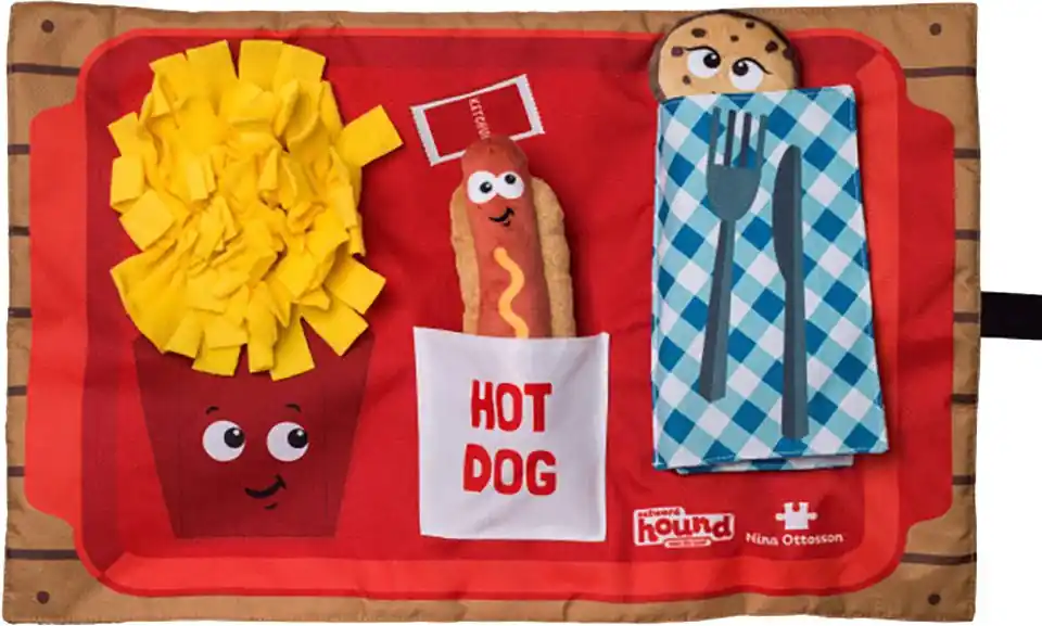 Nina Ottosson snuffelmat Activity Matz Fast Food Fun Exclusieve Aanbieding