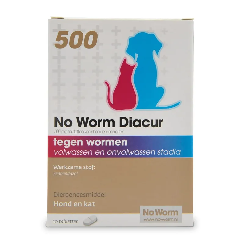 Nu Kopen No Worm Diacur 500 mg 10 tabletten