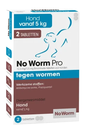Exclusieve Aanbieding No Worm Pro Hond 2 tabletten