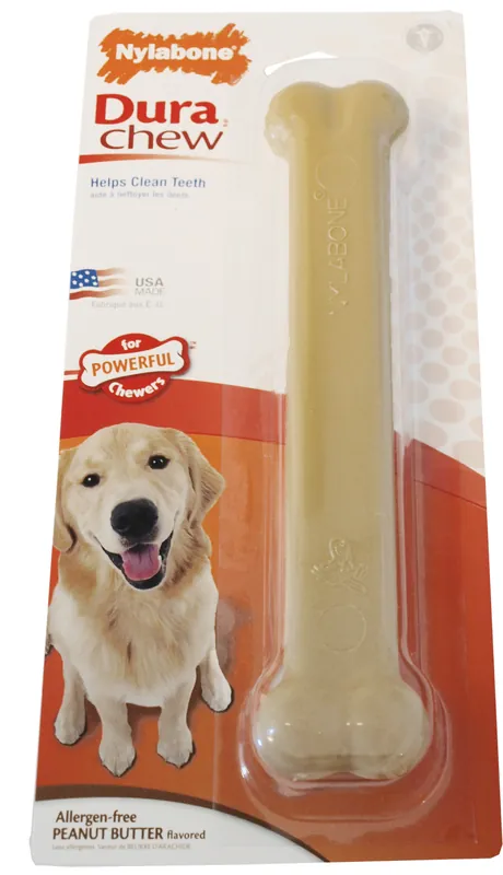 NylaBone Dura Chew Bot peanutbutter L Meest Verkocht