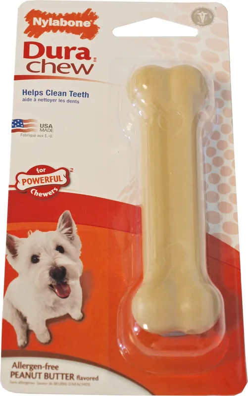 NylaBone Dura Chew Bot peanutbutter S Flitsaanbieding