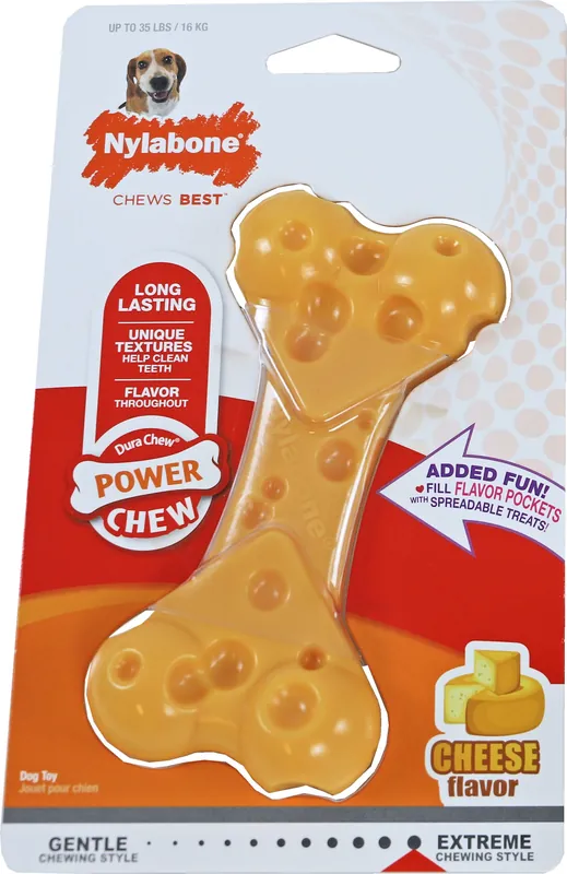 Aanbieding NylaBone Dura Chew Cheese Bone M