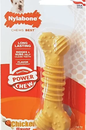 Nu Kopen NylaBone Dura Chew Ridges Bot kip S