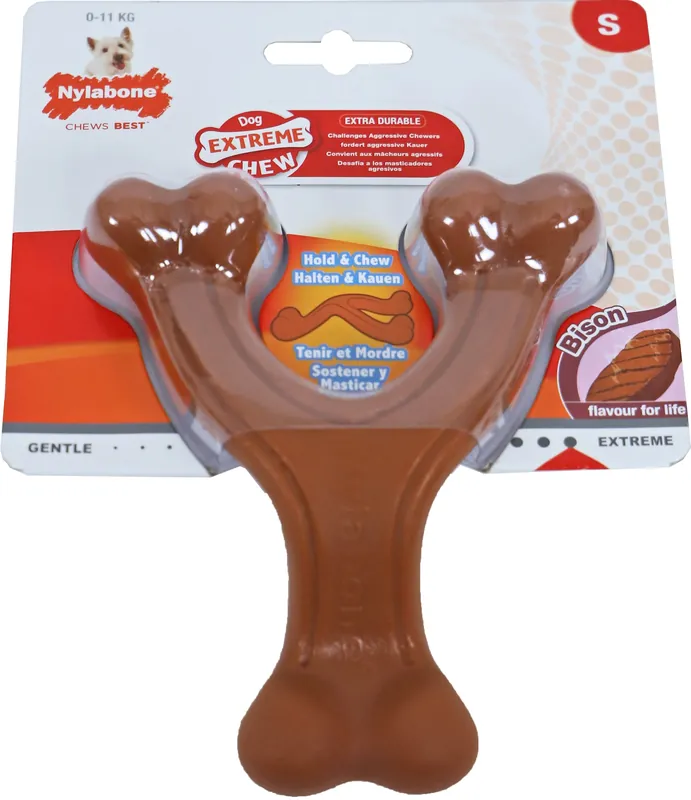 Koop Online Nylabone Extreme Chew Wishbone S
