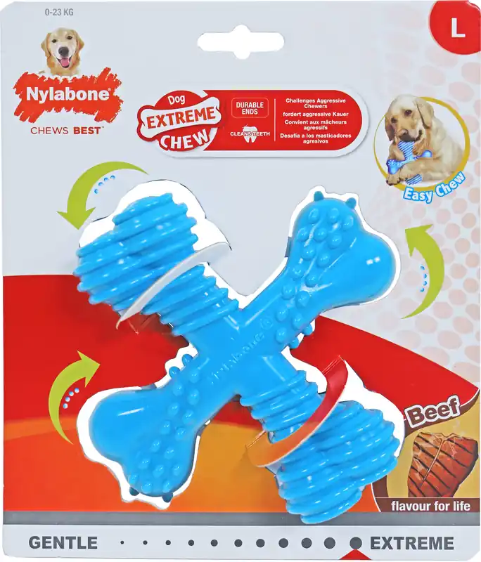 Bestseller Nylabone Extreme Chew X-Bone Large