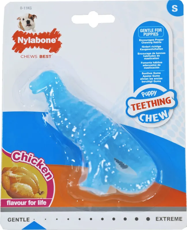 NylaBone Puppy Chew Teething kip S Tijdelijk Beschikbaar