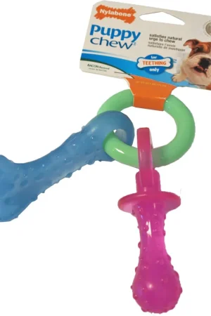 Favoriet NylaBone Puppy Chew Teething Pacifer