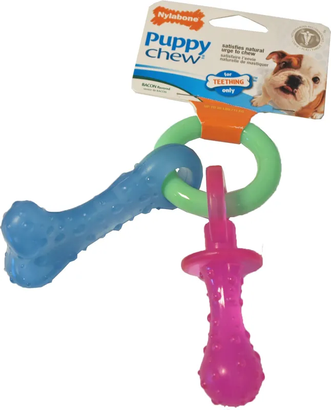 Favoriet NylaBone Puppy Chew Teething Pacifer