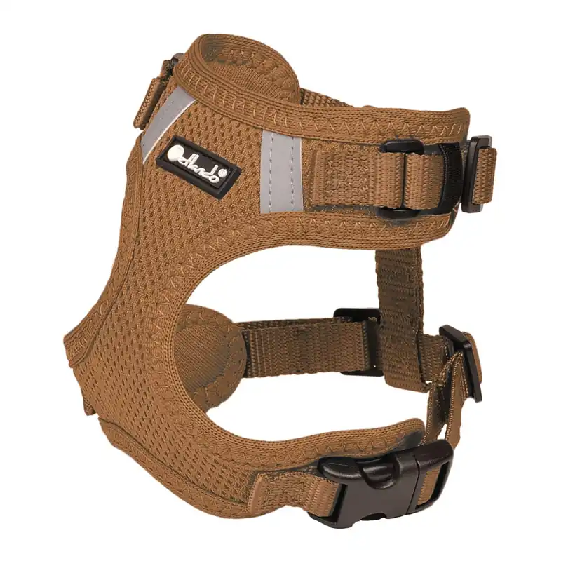 Speciale Aanbieding Petlando Hondentuig Mesh Cognac