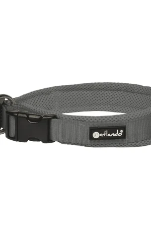 Alleen Vandaag Petlando Halsband Mesh Antraciet