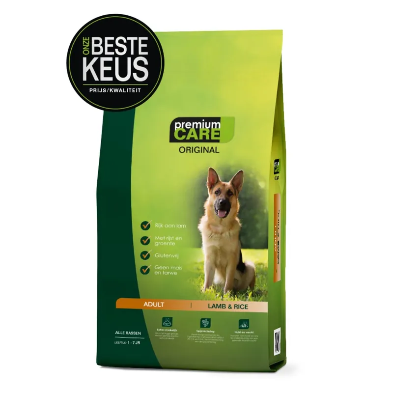Speciale Aanbieding Premium Care Original Adult Lamb & Rice 12 kg