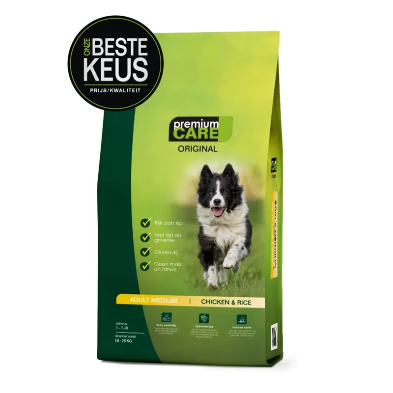 Gratis Retour Premium Care Original Adult Medium Chicken & Rice 12 kg
