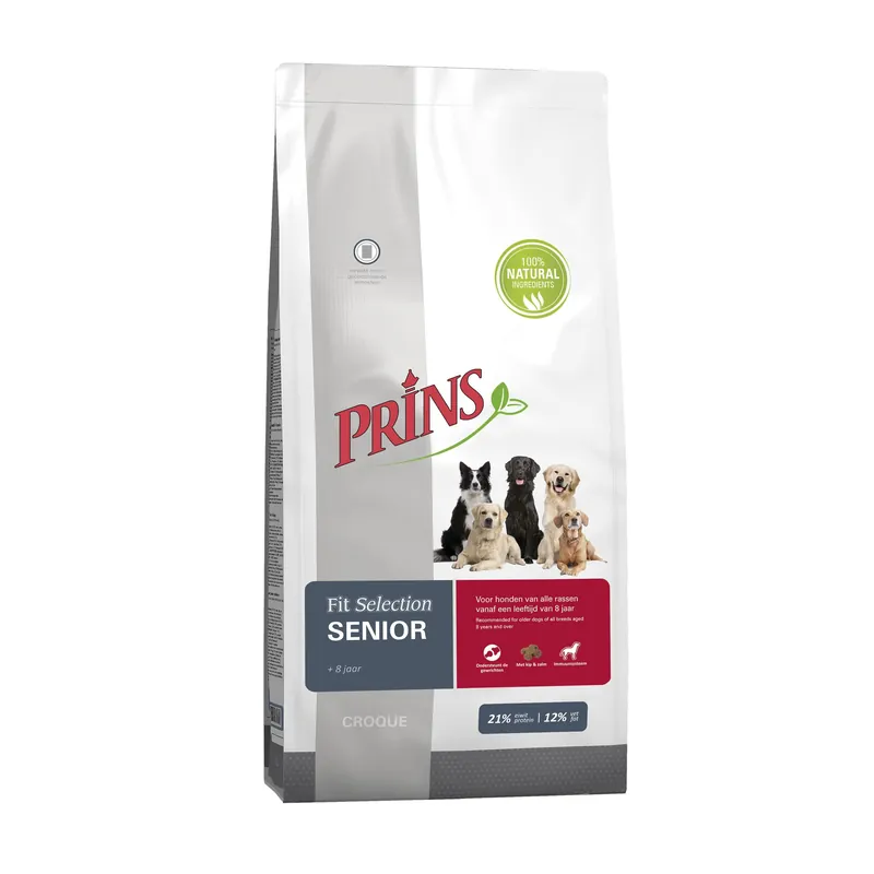 Lage Prijs Prins hondenvoer Fit Selection Senior 15 kg