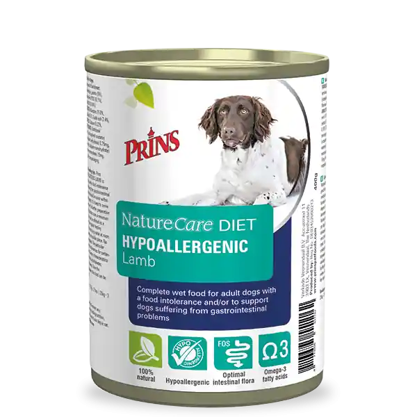 Seizoensaanbieding Prins Hondenvoer NatureCare Diet Hypoallergic 400 gr