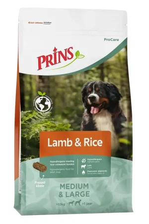 Prins Hondenvoer ProCare Lamb & Rice 12 kg Laatste Kans